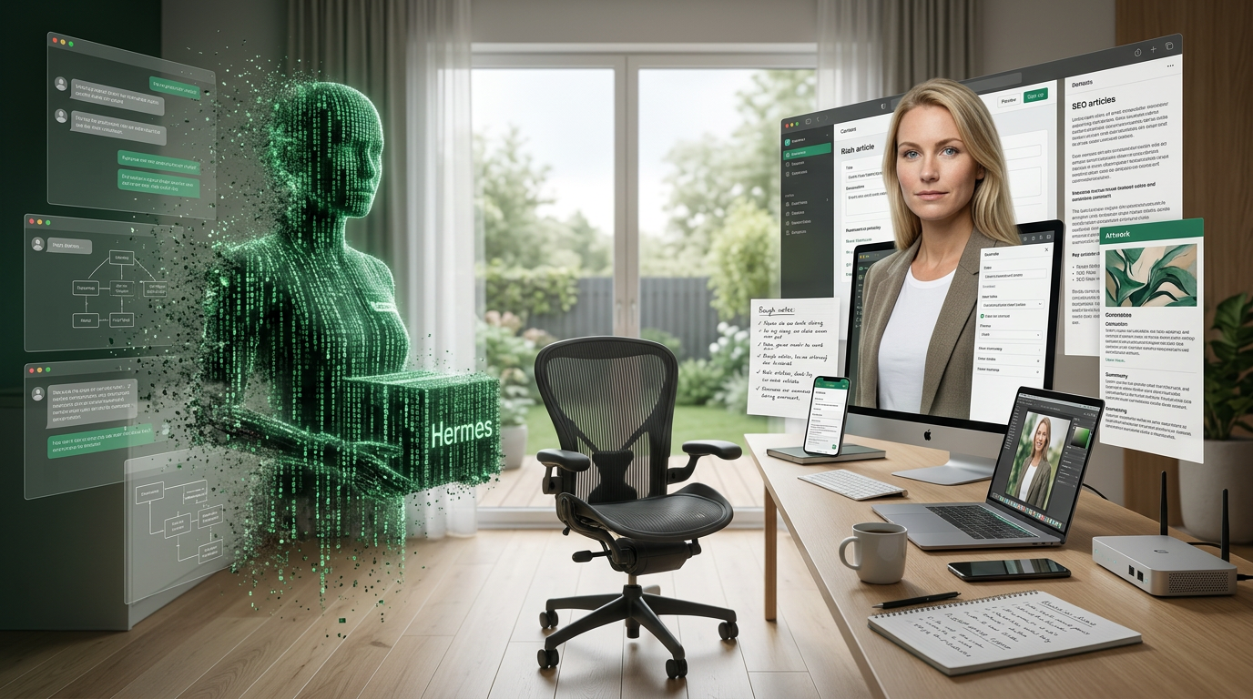 AI Hero Image: Hermes Never Woke Up. Jette Did.